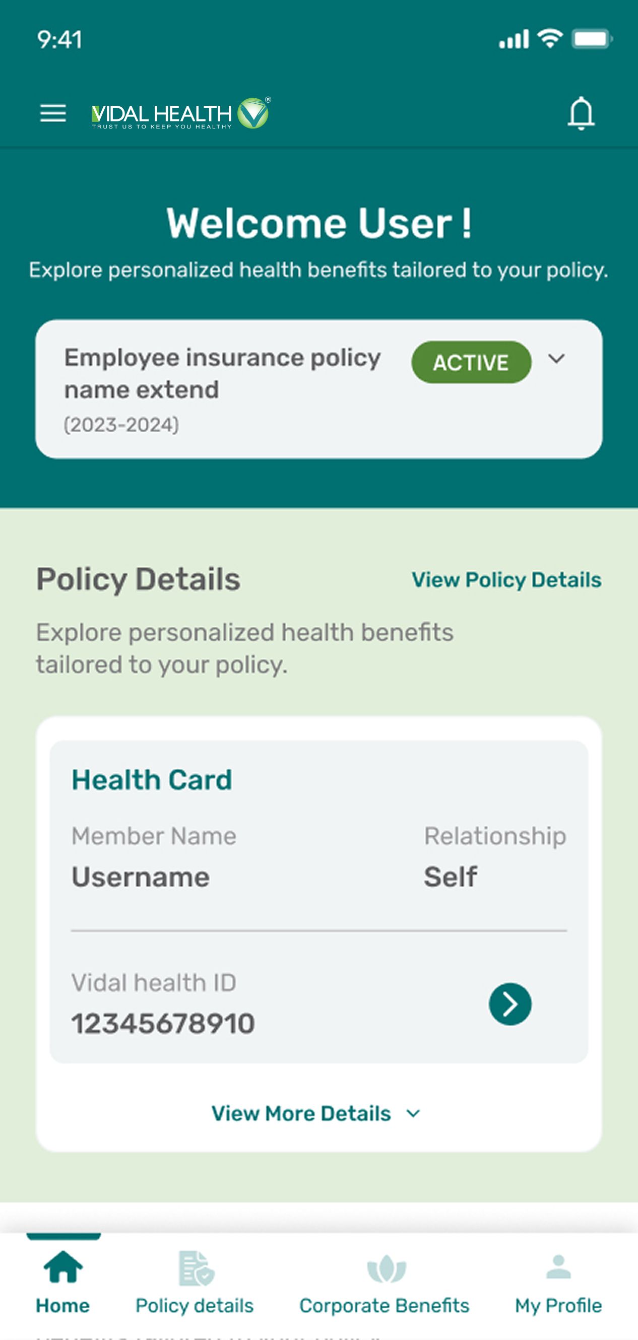 Policyholder | Vidal Health TPA